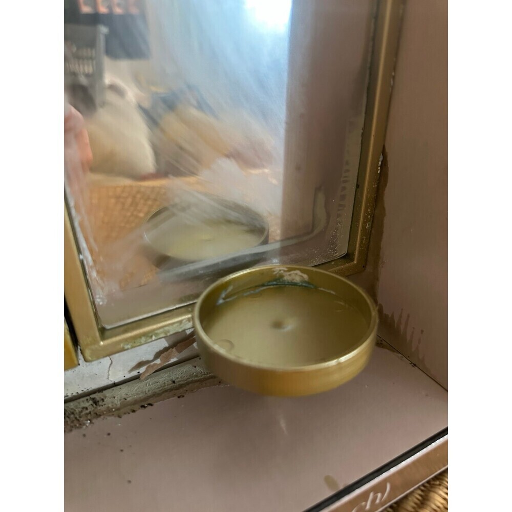 Mirrored Sconce Candle Holders gold - Picture 7 of 10